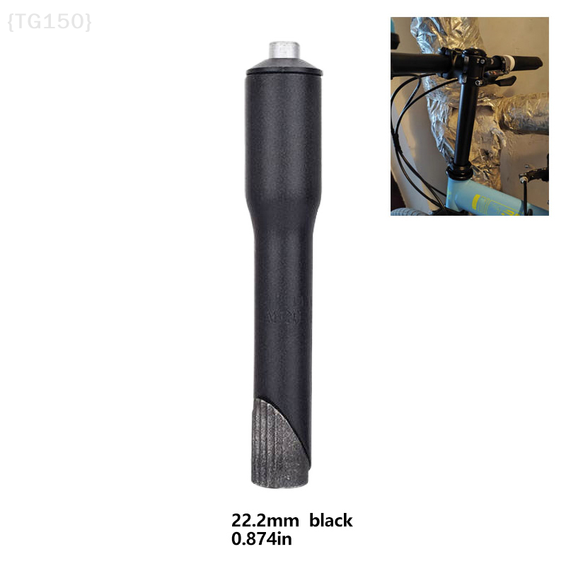Stem Extender Tube - ตัวต่อเพลาแฮนด์จักรยานขนาด 22.2 มม., อะแดปเตอร์ยกเพลาอะลูมิเนียมสำหรับแฮนด์แบบไม่มีเกลียวขนาด 1-1/8 นิ้ว,