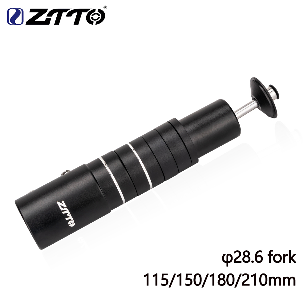 Stem Extender Tube - Ztto ตัวเพิ่มความสูงของก้านแฮนด์จักรยานเสือภูเขาอะลูมินัมอัลลอยความสูงของจักรยานเสือหมอบที่กั้นความสูง115มม. 150มม. 180มม. 210มม. 28.6มม.