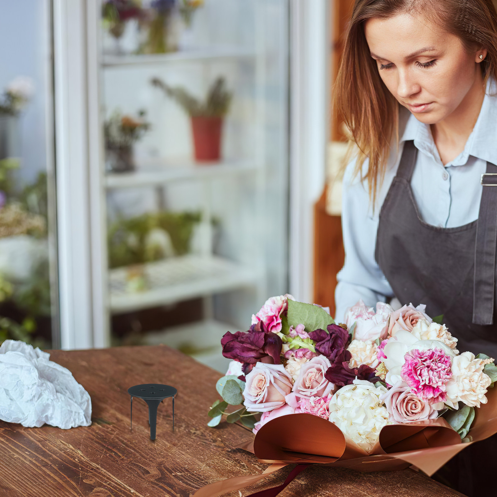 ฐานโฟมดอกไม้ 20 ชิ้น พร้อมหมุด - Anda Florist Supply บทวิจารณ์และราคา