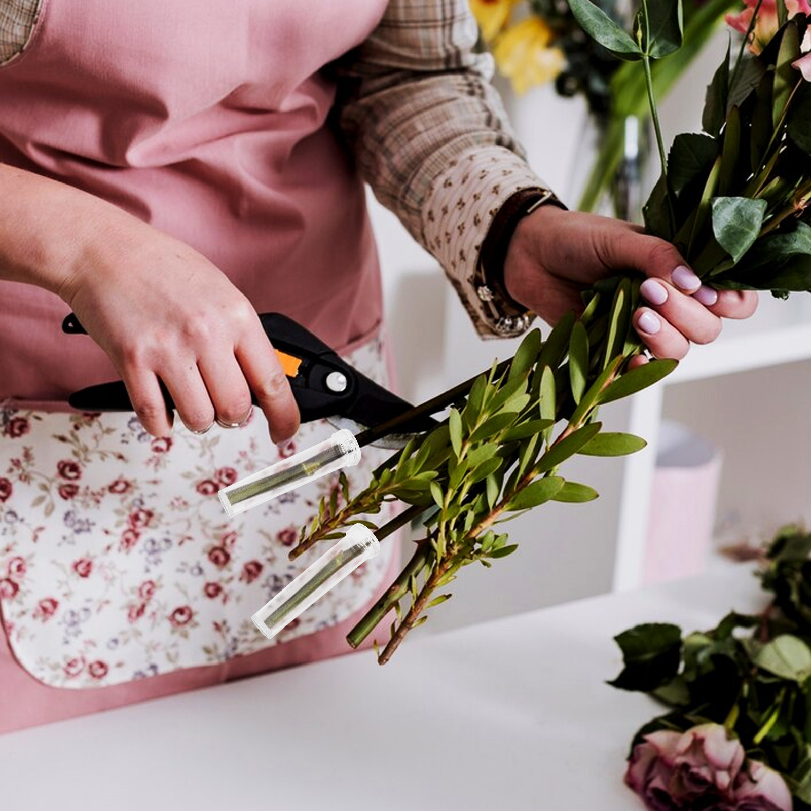 200 ชิ้น ท่อน้ำดอกไม้ ท่อพลาสต - Anda Florist Supply บทวิจารณ์และราคา