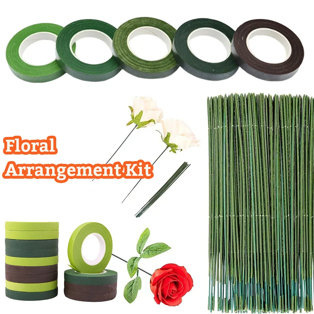 1-10 ชิ้นเทปติดก้านดอกไม้สีเขี - Anda Florist Supply บทวิจารณ์และราคา