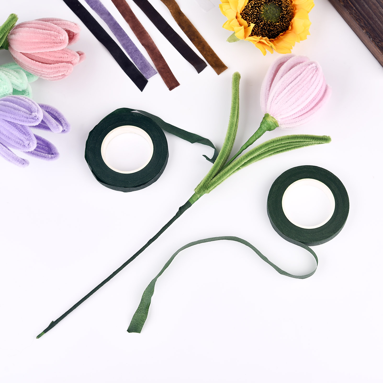 30 หลาดอกไม้ Stem เทป Corsages - Anda Florist Supply บทวิจารณ์และราคา