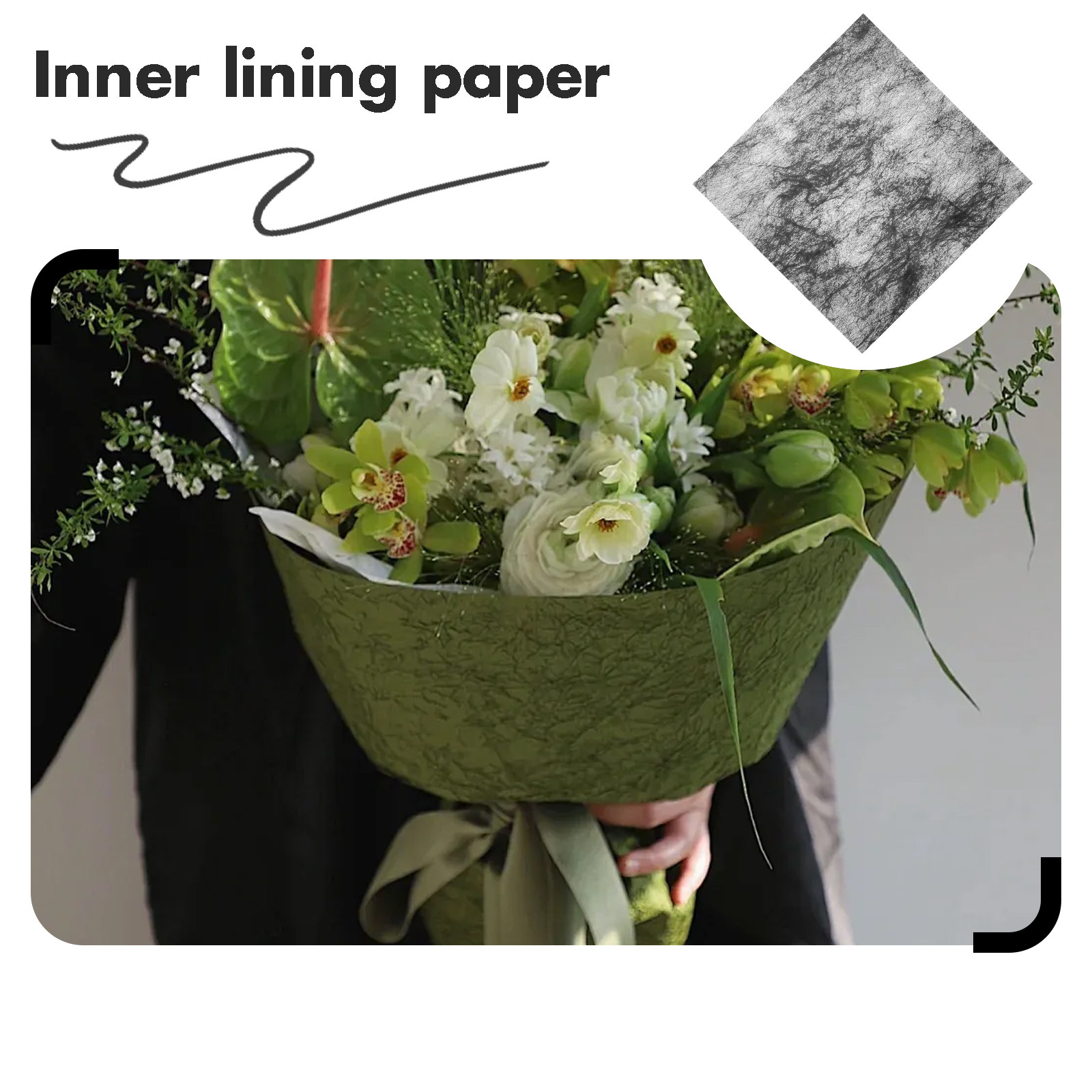 กระดาษห่อดอกไม้กันน้ำลายยับมือ - Anda Florist Supply บทวิจารณ์และราคา