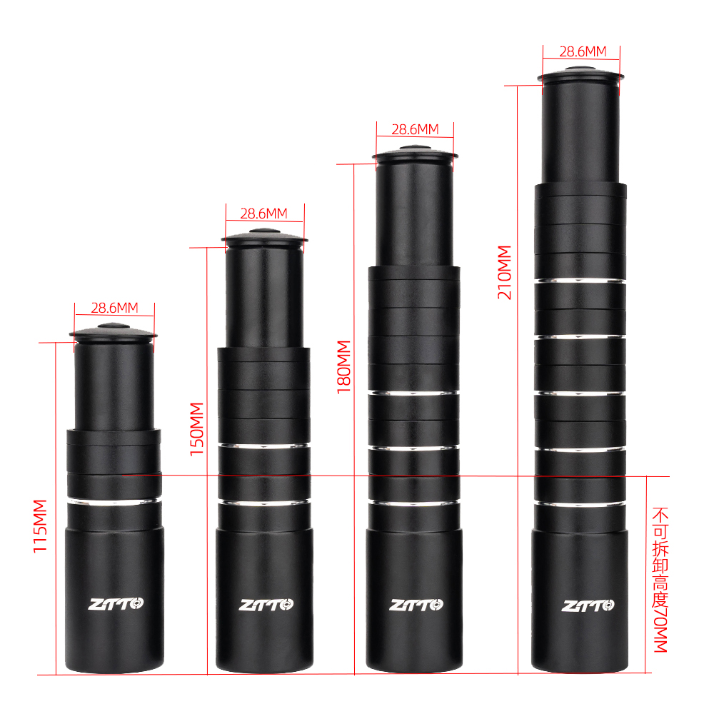 Ztto ตัวเพิ่มความสูงของก้านแฮน - Stem Extender Tube บทวิจารณ์และราคา